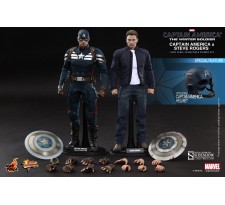 Captain America The Winter Soldier Captain America and Steve Rogers 1/6 scale figure set 30cm